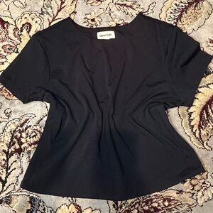 Open Edit Women's Black Crop Top